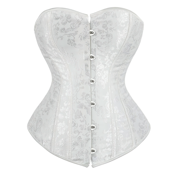 Hvidt bustier-korset