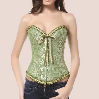 corset-vert-anis Anisgrønt korset
