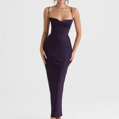 robe-a-corset Lilla lang korset kjole